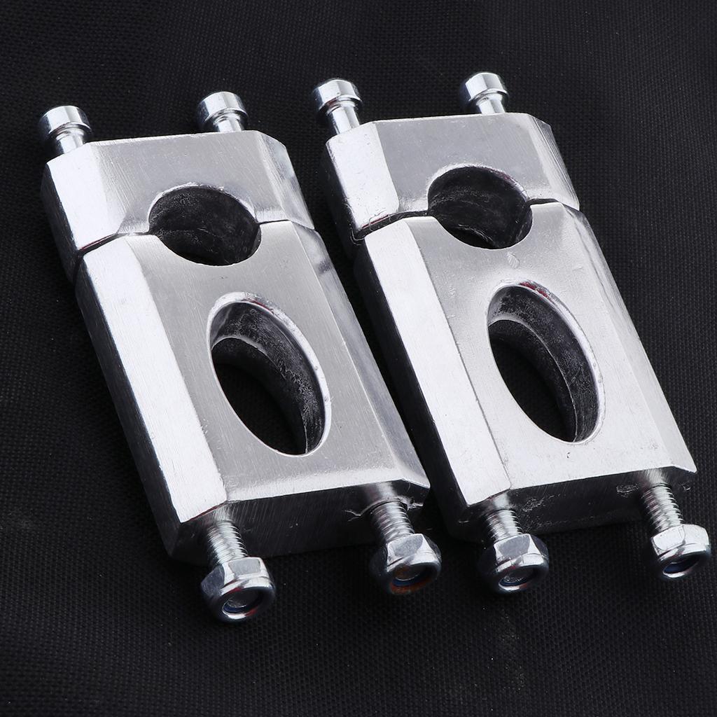 2x Universal 7/8 22mm Handlebar Riser Extension Extender for 110-125cc Dirt Bike ATV, Easy to Install and Use