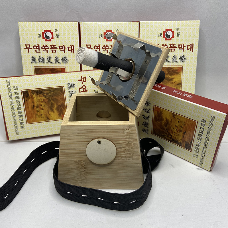 Best of Wholesale 5 Boxes Slight Smoke Moxa Stick Wild Mugwort Roll Nature Bamboo Moxibustion Burner Warm Acupuntura Massage Therapy Reviews & Tips