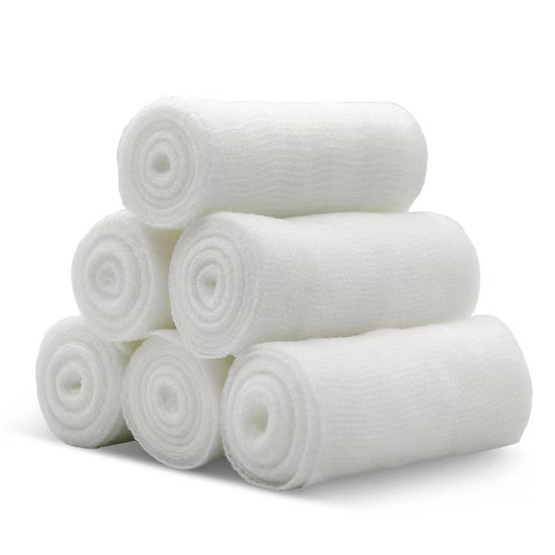 3 Rollen/Set elastische Gaze für Wundauflage Outdoor-Reise Erste-Hilfe-Band pbt Gips Krawatte Wund plast 5cm/7,5 cm/10cm/15cm * 4,5 m – Detail 2