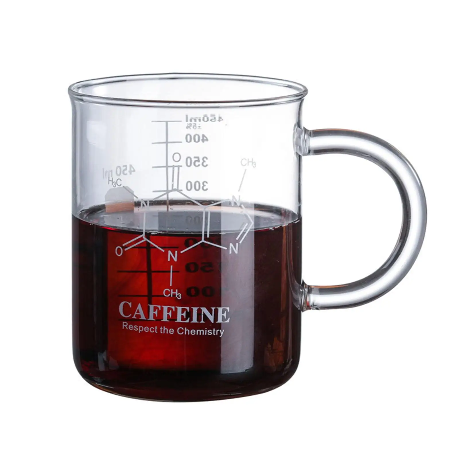 Transparent Espresso Measuring Cup Sauce Serving Pitcher Milk Pitcher with Scale Shot Glasses for Tea Sauce Milk