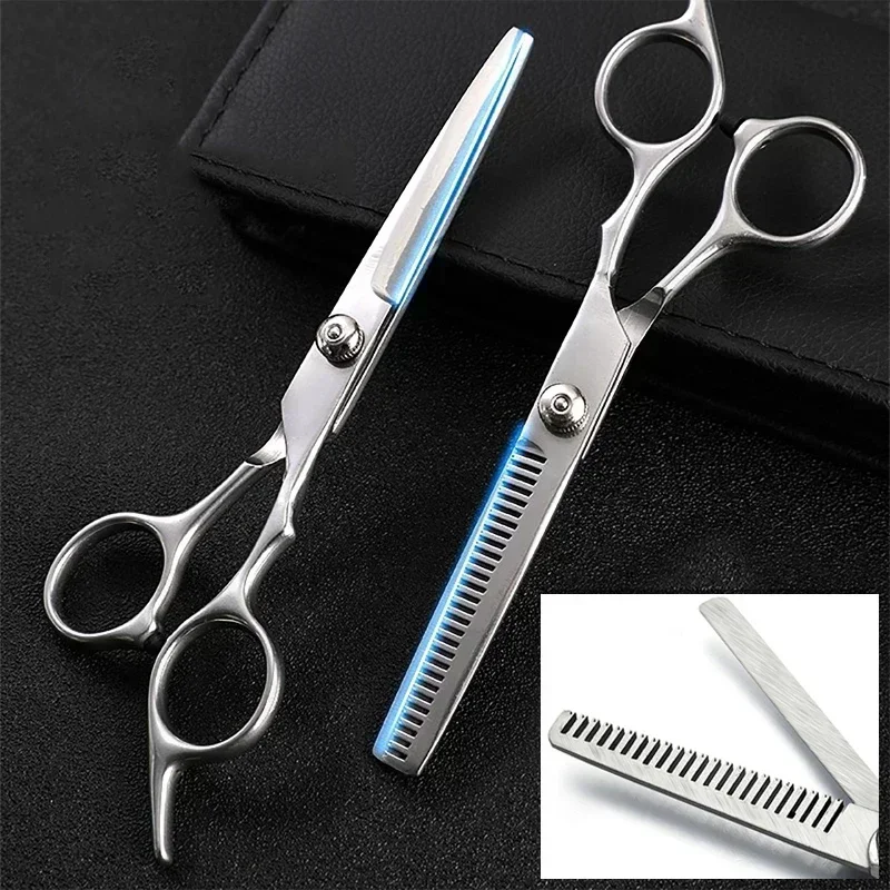 Best of Hair Cutting Scissors Flat Tooth Shear Professional Hairdressing Scissors Cutting Thinning Scissor Barber Shear Accessories Tool Reviews & Tips