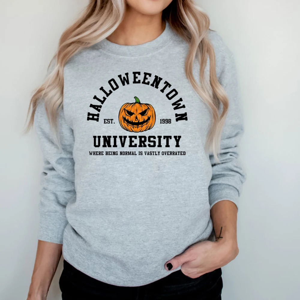 Vintage Pumpkin Halloween Sweatshirts, Hoodies Outono, Pulôver,