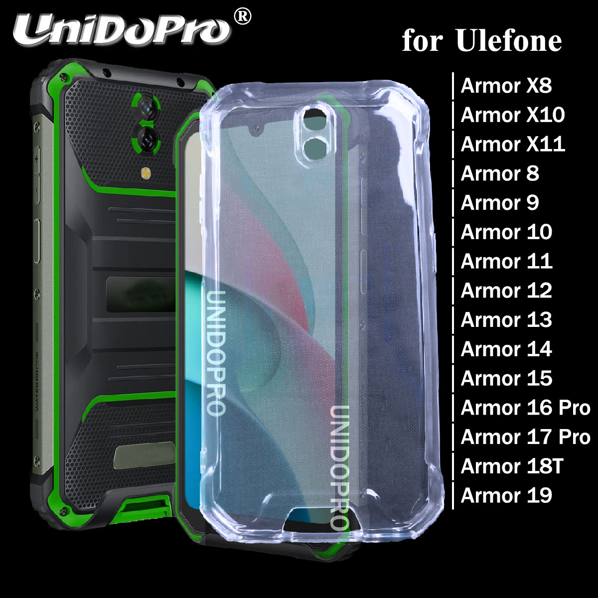 Прозрачная задняя крышка из ТПУ для Ulefone Armor 8 9 10 11 12 13 14 15 16  17 18T 19 Armor X8 X10 X11 Pro | AliExpress