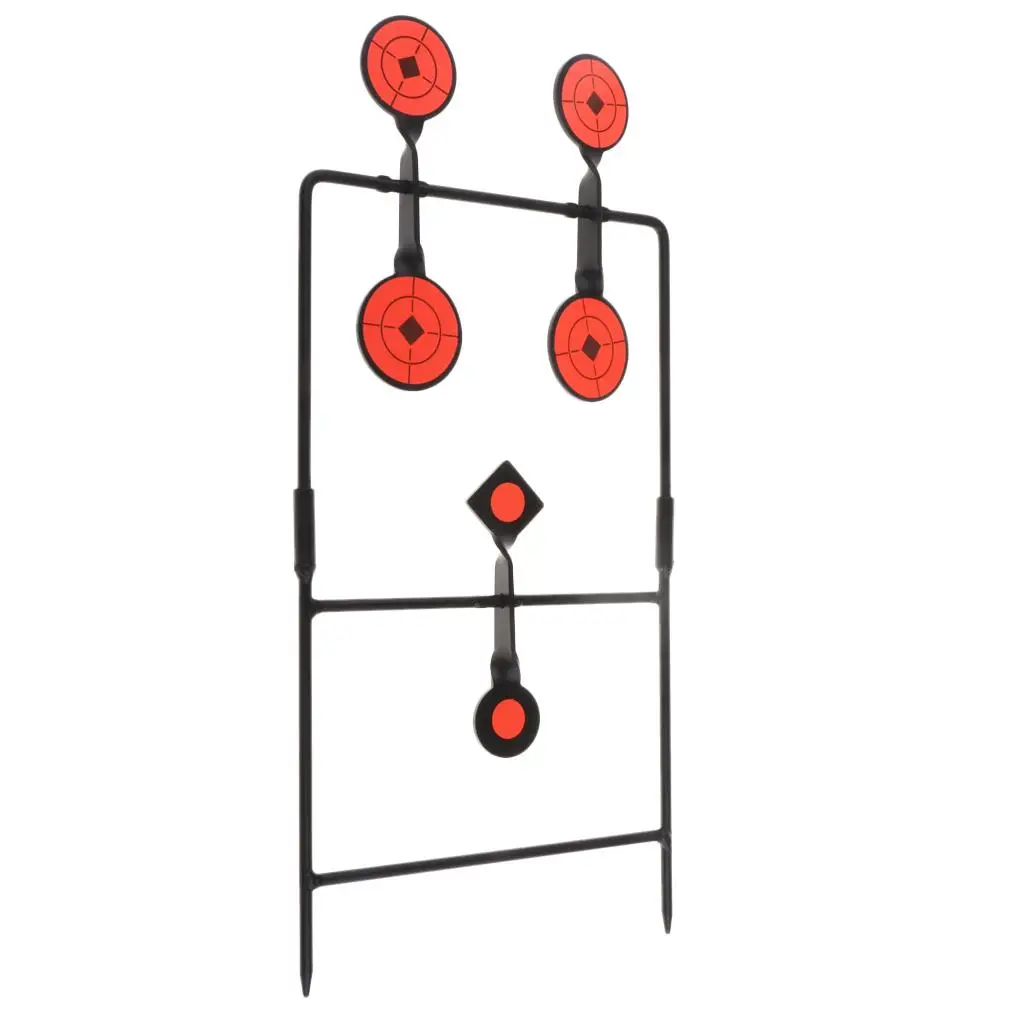 Steel Automatic Self Reset and Spinner Shooting Target Guide Gear