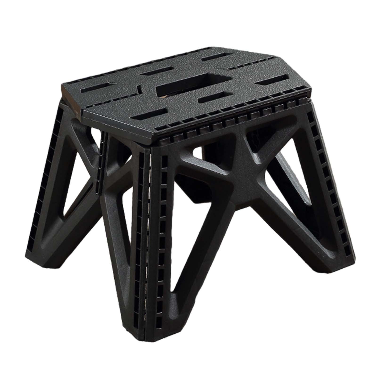 Folding Camping Stool Compact Collapsible Ultralight Outdoor Foldable Stool Camping Chair for Picnic Backyard Travel Hiking