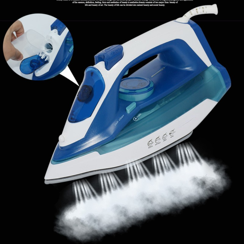 Title 2, Electric Iron Steam Brush Portable Ironing Mach...