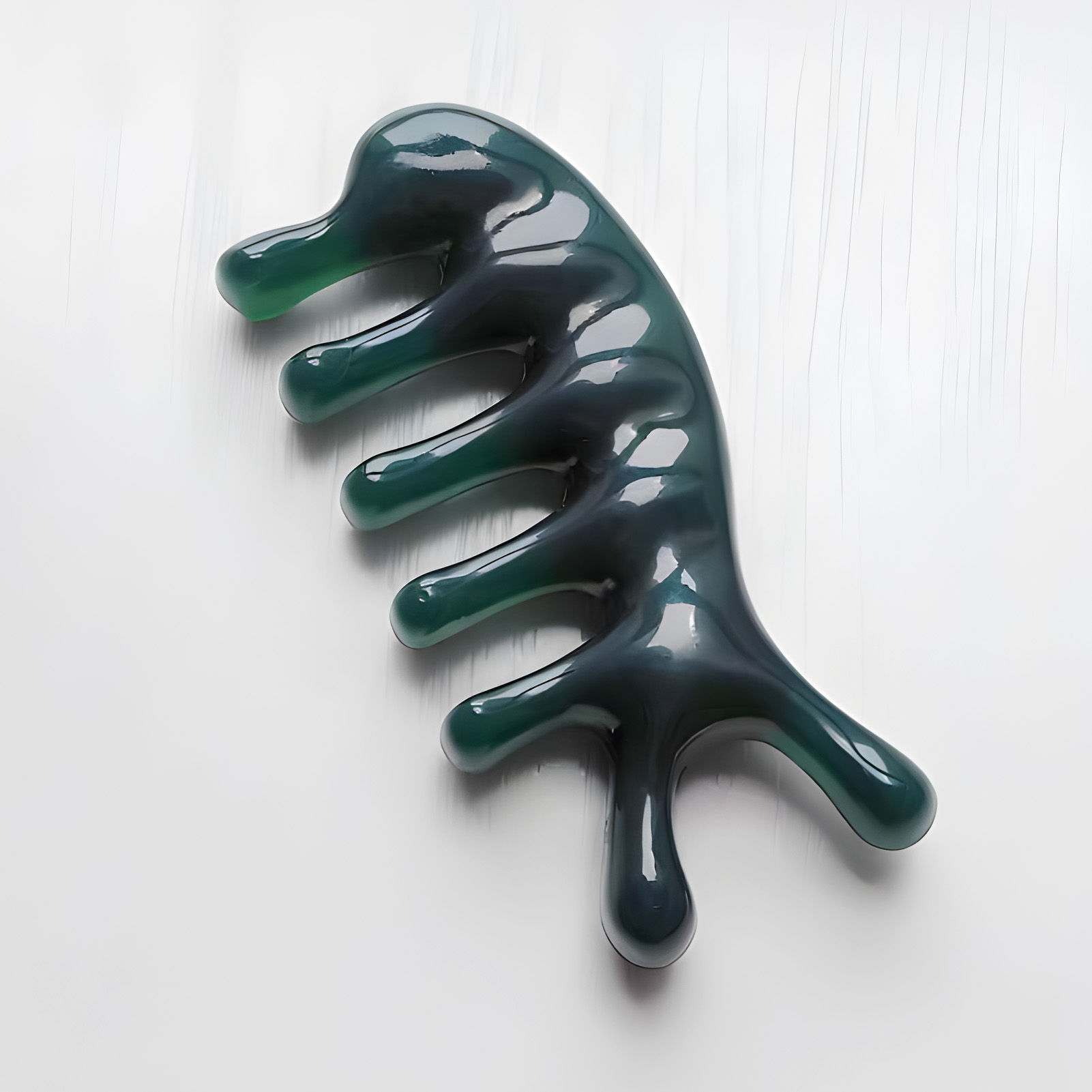 Description Picture 4 of itemWide Tooth Resin Hair Comb Thickened Wide Toothed Body Relax Massage Comb for Head Scalp Facial Body Massage