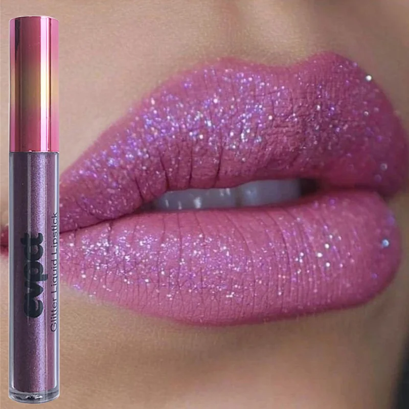 Best of Diamond Glitter Lip Gloss Makeup 15 Colors Matte-changing Waterproof Lasting Shimmer Shiny Illusion Natural Liquid Lipstick Reviews & Tips