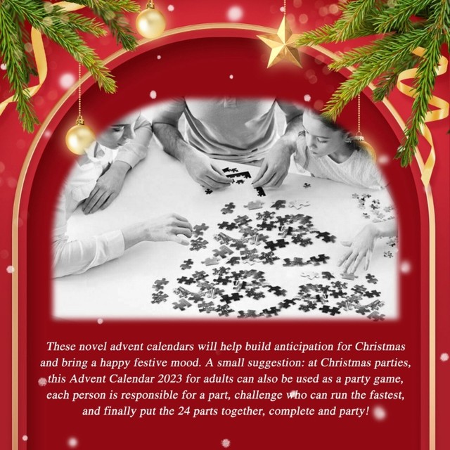 Christmas Advent Calendar Puzzle for Adult Perfect for Holiday Celebration  Christmas Countdown Calendar with Puzzle Dropshipping - AliExpress