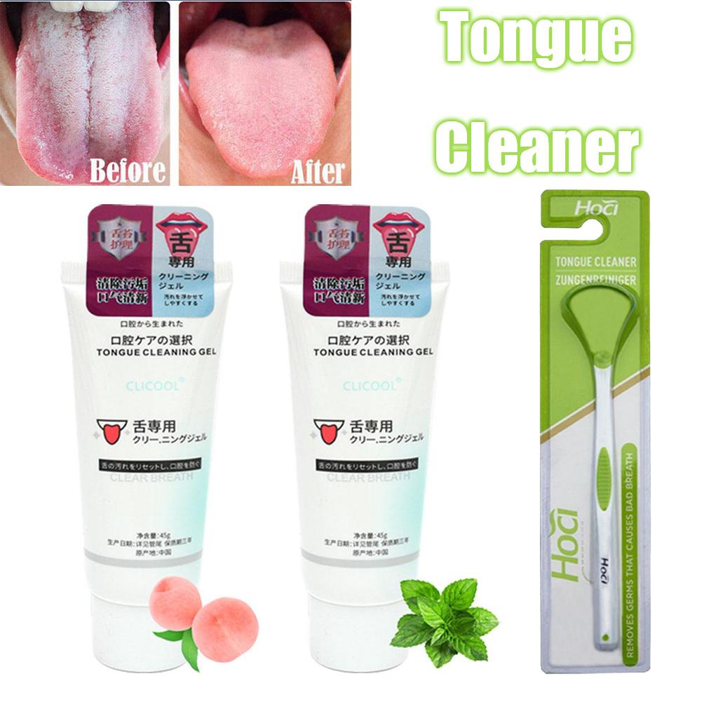 Best of Tongue Cleaner Set Tongue Cleaning Gel &amp; Tongue Scraper For Removing Mouth Odour And Bad Breath Mouth Odor Eliminator Reviews & Tips