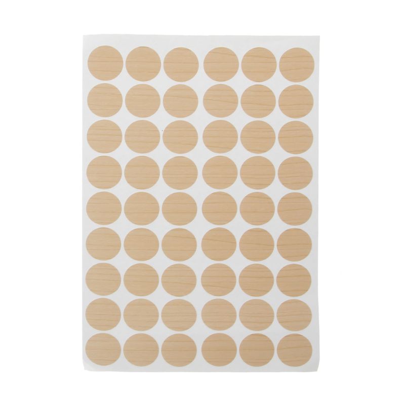 Description Picture 3 of item54 Pcs Cabinet Wardrobe Screw Hole Stickers Self Adhesive Screw Cap Covers Dustproof Sticker for Wooden Furniture