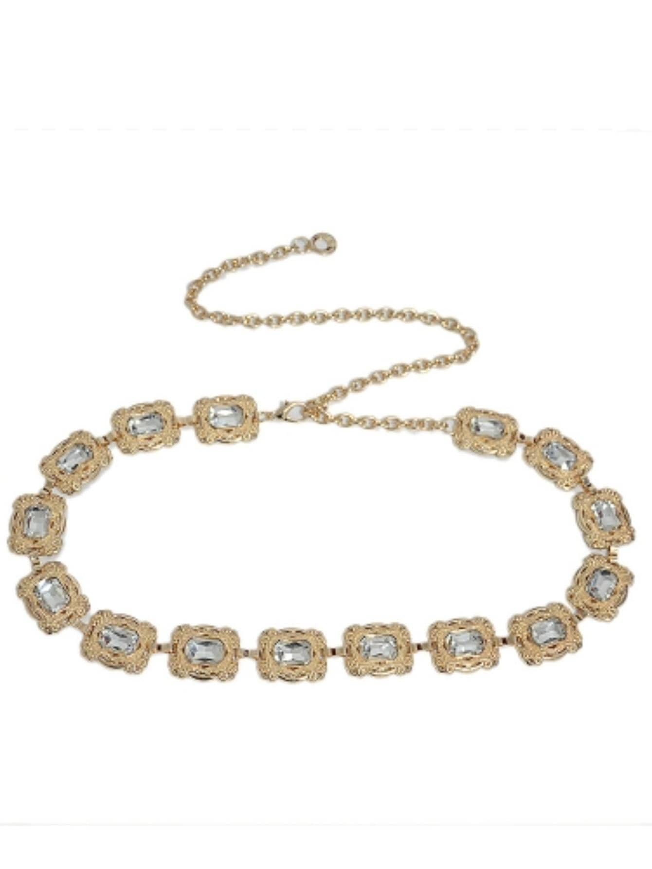 Kettengürtel mit Strass-Dekor – Detail 2