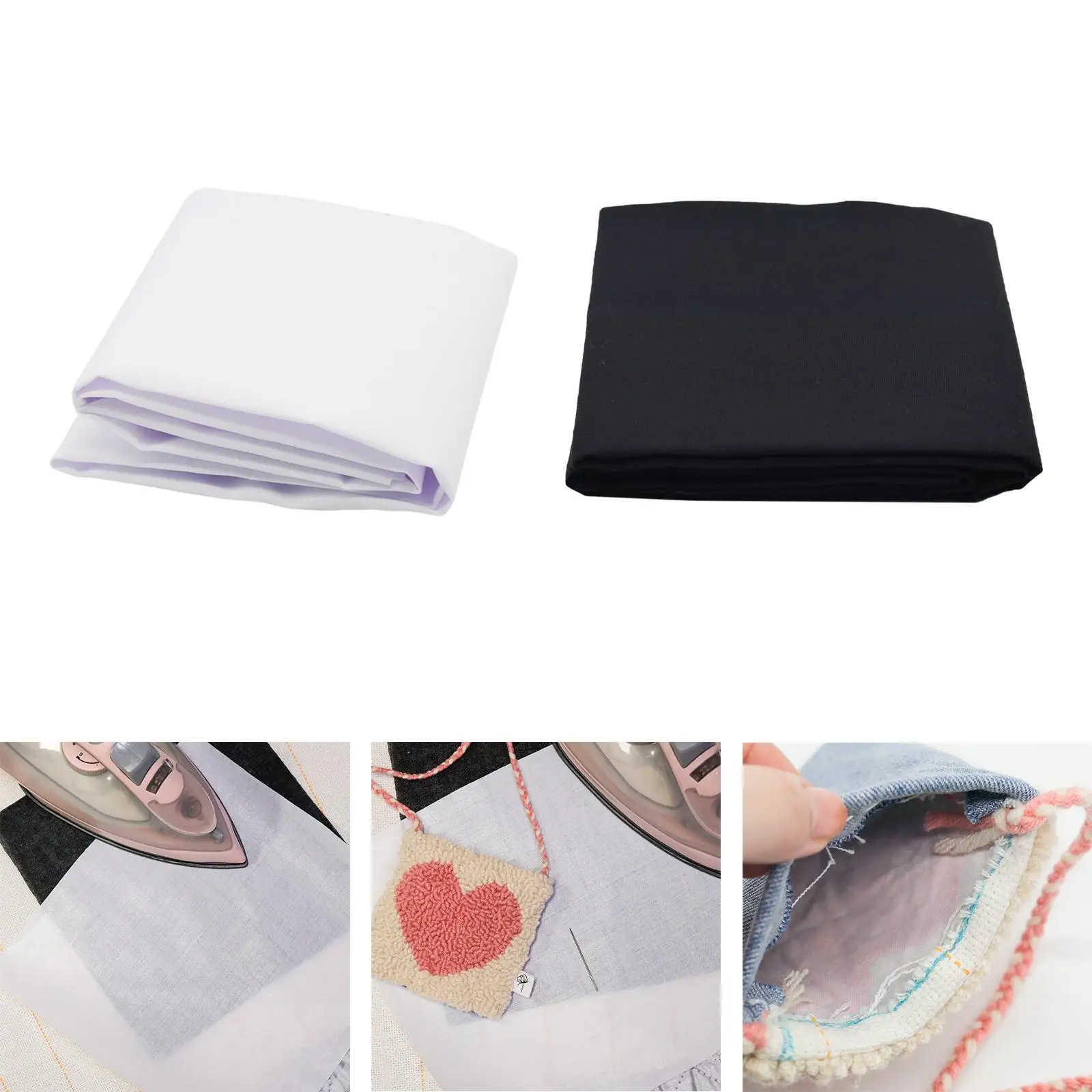 Ironing Fusible Premium Non Woven Interlining Adhesive Fabric for DIY Tufting Art Crafts