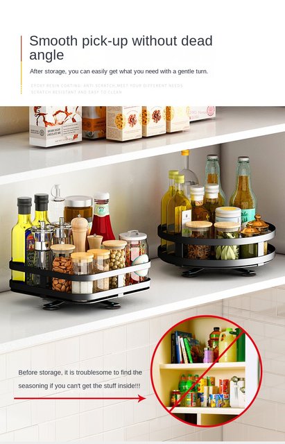 Pull-out Folding Storage Basket Kitchen Spice Ingredients Bottle