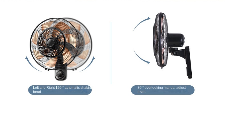 Title 8, 16/18 /20 pollici7 foglie ventilatore elettrico...