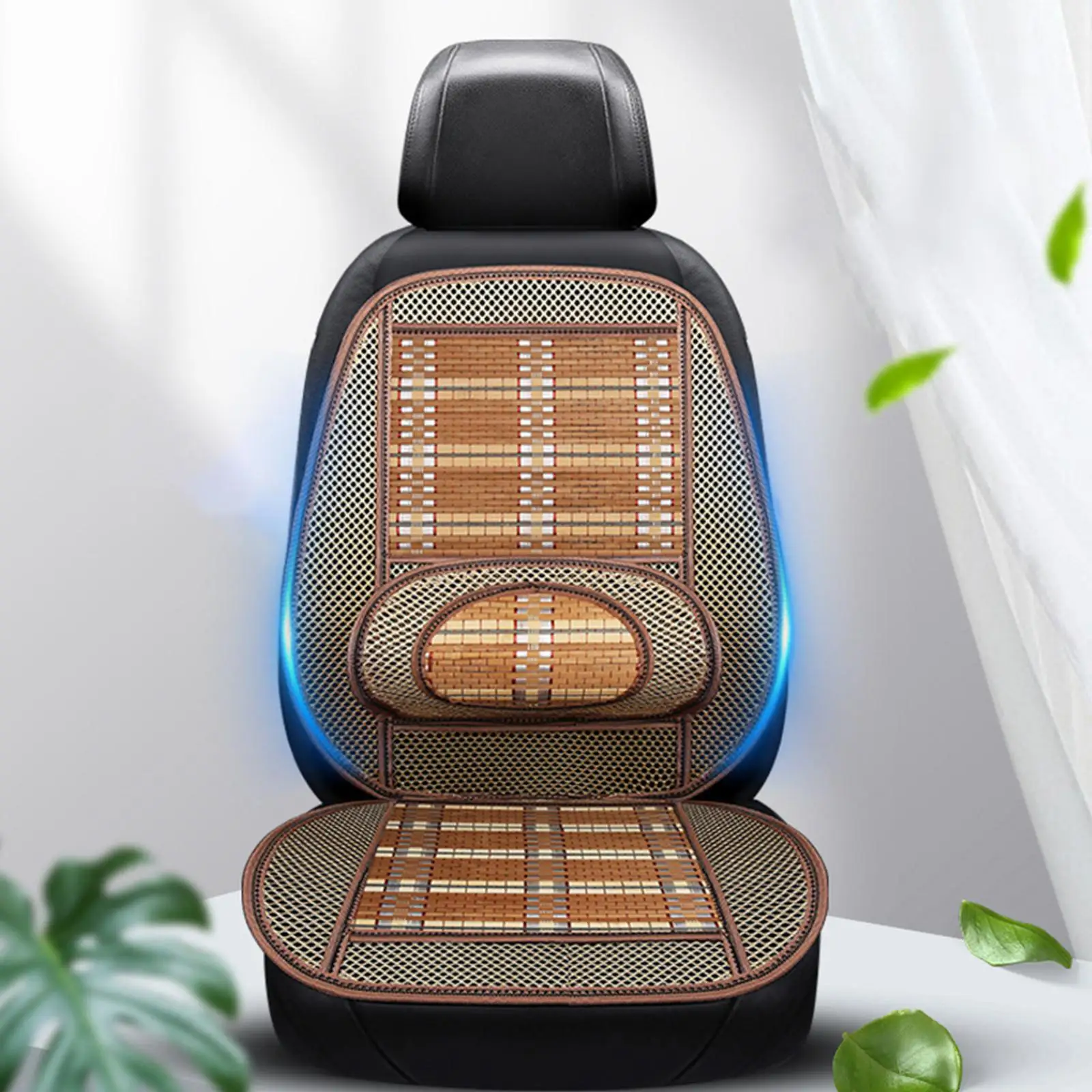 Car Summer Seat Cushion Lumbar Backrest Comfortable Fit for Truck Parts Car Interior Supplies