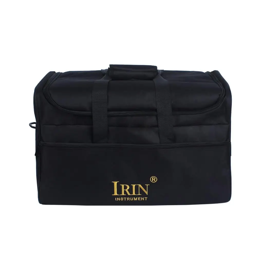 Water-resistant Oxford Shoulder Carry Drum Gig Bag Case Black