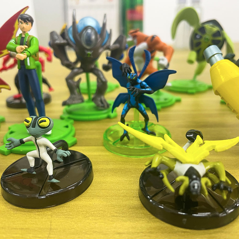 Bandai Ben 10 Protector of Earth Ben10 Grey Matter Big Chill Lodestar Rath  Assemble Doll Gifts Toy Model Anime Figures Collect