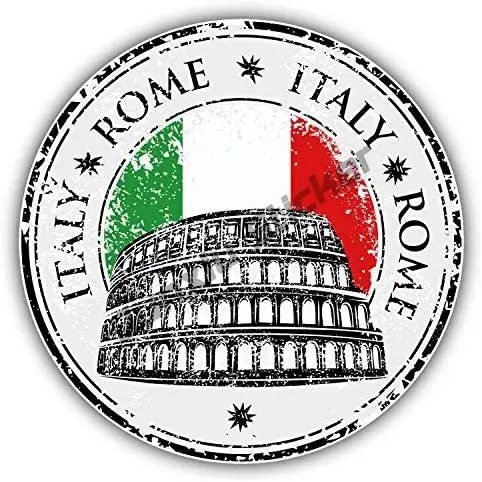 Nation Italien Aufkleber 3 Stück Flaggen Fahne Wappen Set selbstklebend  Sticker F3