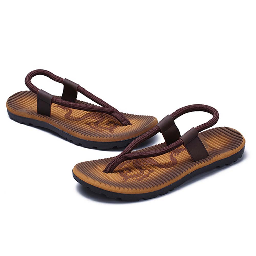 Summer Herren Flip-Flops große Größe bequeme Clip-Toe-Hausschuhe Leichte, rutschfeste Soft Sohle Beach Pantoffeln zum Wandern – Detail 6