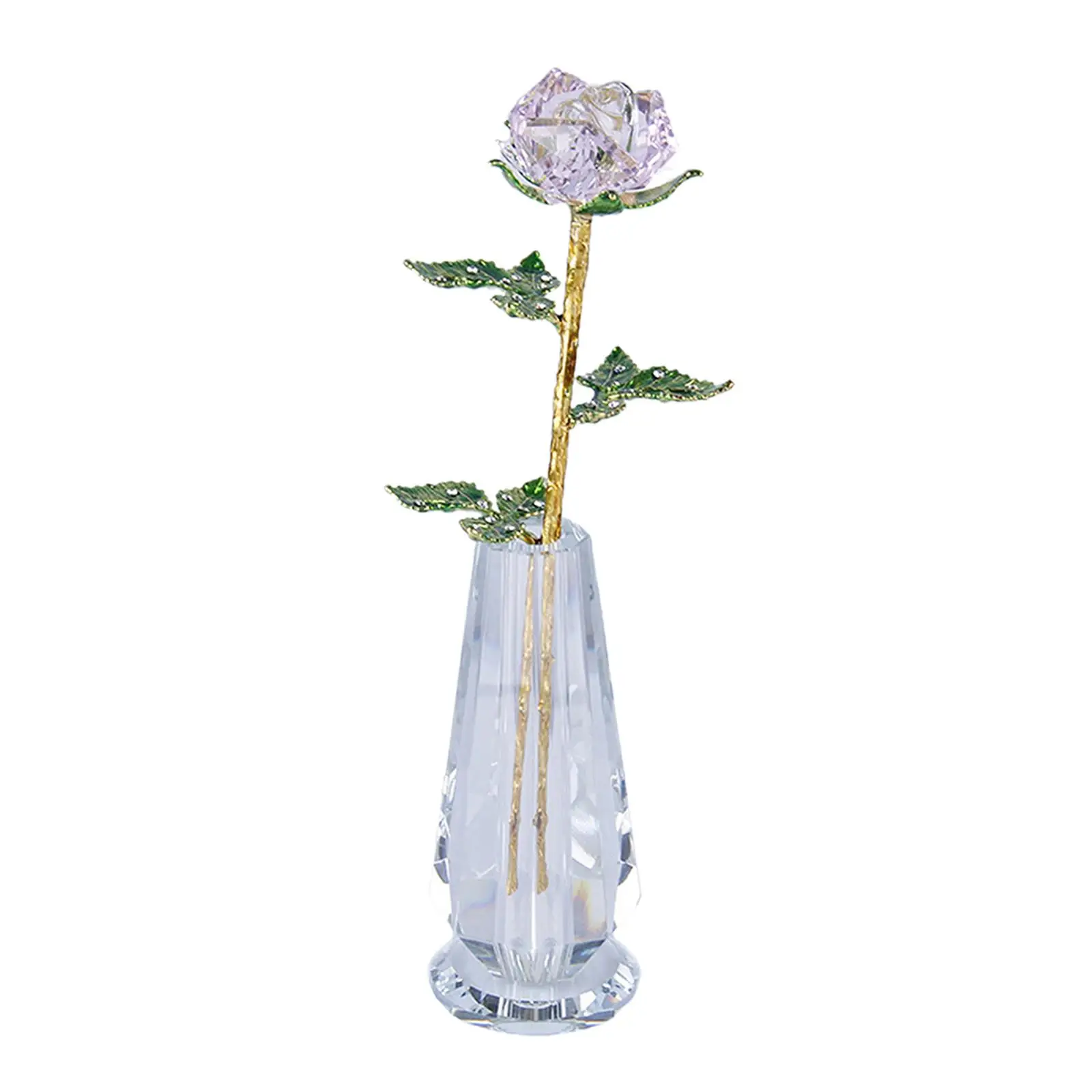 Unique Crystal Ornament Artwork Figurines for Birthday Home Women