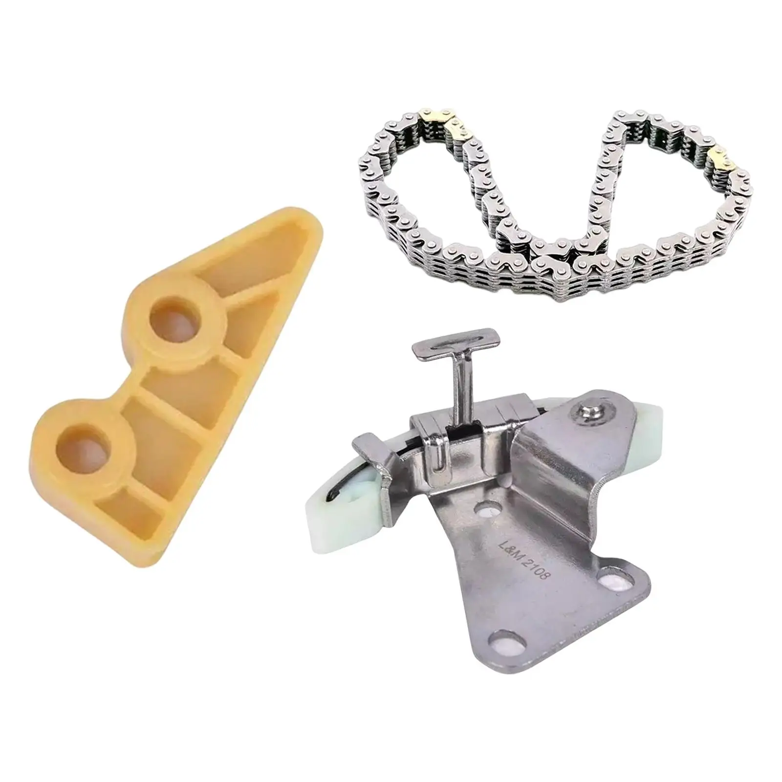 Vehicle Car Oil Pump Chain Tensioner Guide Set Easily Install Replaces 13460-Pnc-004 Durable Accessory