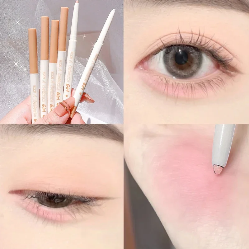 Best of Long-lasting Pink Lying Silkworm Pen Pearlescent Matte Glitter Brighten Eye Contouring Shiny Smooth Eyeshadow Eyeliner Cosmetics Reviews & Tips