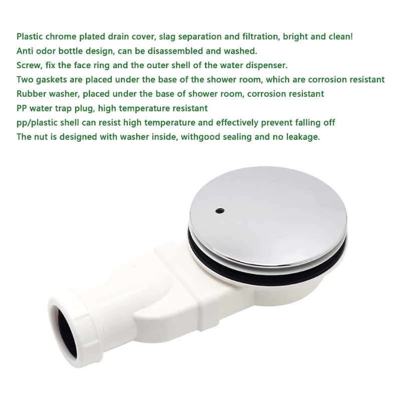 Description Picture 4 of itemShower Trap Low Shower Drain Trap High Flows Shower Tray Drain