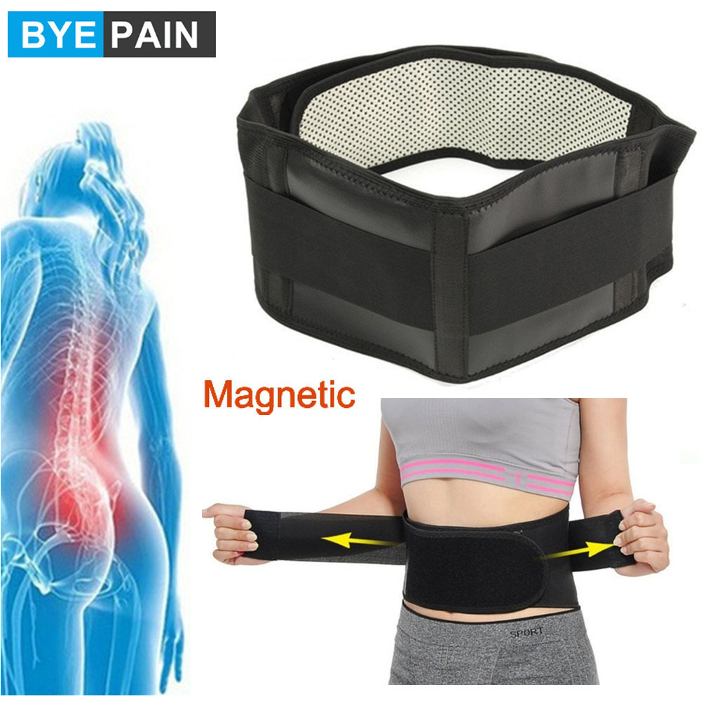 Best of BYEPAIN Tourmaline Self-heating Magnetic Therapy Waist Support Belt Lumbar Back Waist Support Brace Double Banded Adjustable Reviews & Tips