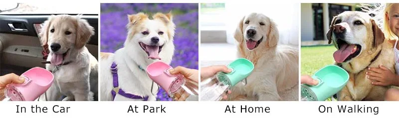 Portable Dog Water Bottle For Small Large Dogs Cat Outdoor Leakproof Walking Drinking Bowls Chihuahua French Bulldog Supplies