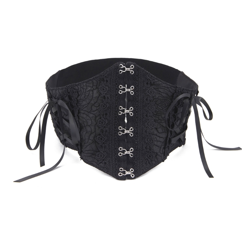 Description Picture 3 of itemWoman Elastic Underbust Corset Bustier Waist Training Cincher Adjustable Corsets