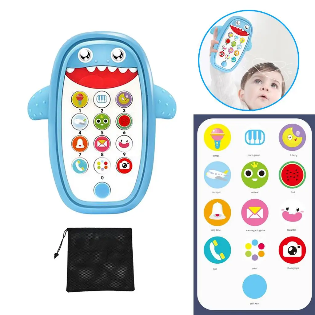 Infants  Teething Phone Toy Play & Learn Electric for Little Kid`s
