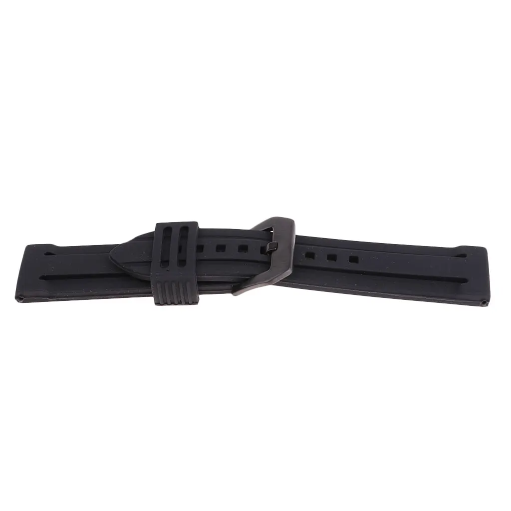 Women Men Soft Silicone Rubber Watch Bands Repalcement  Strap 20mm 22mm 24mm 26mm 28mm