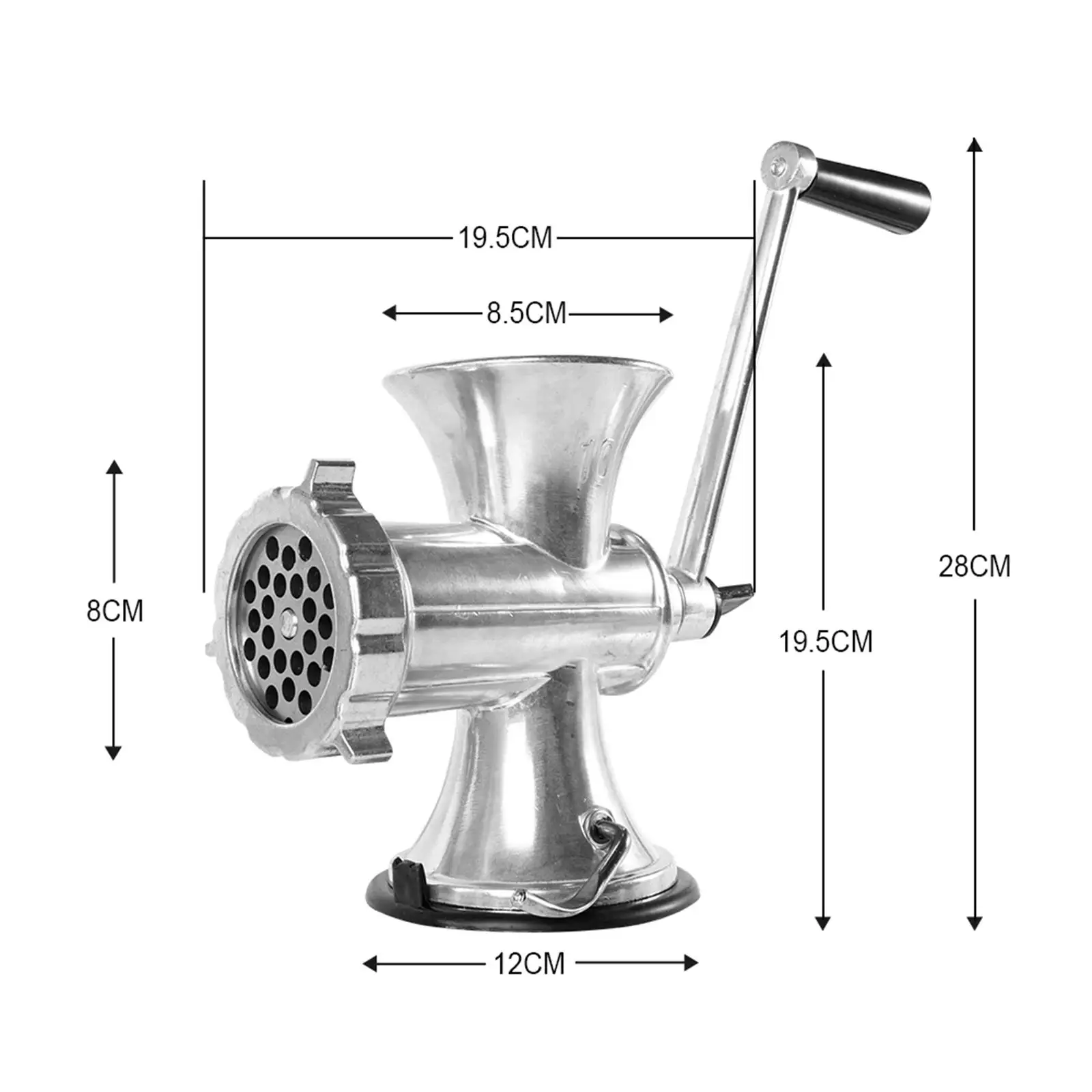 Handheld Manual Meat Grinder Household Kitchen Cooking Tool Sausage Filler Machine Meat Mincer for Beef Chicken Supplies