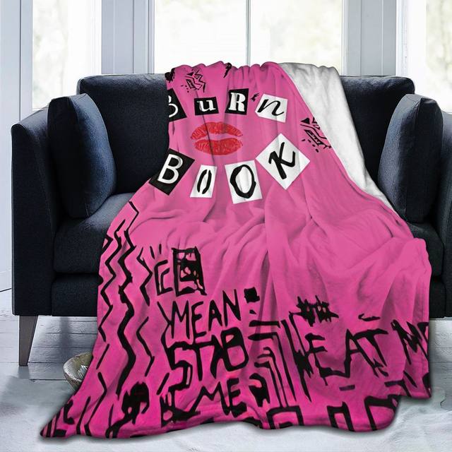 Pink Burn Book Blankets Fleece Spring Autumn Multifunction Super Warm Throw  Blankets for Bed Travel Bedspread - AliExpress