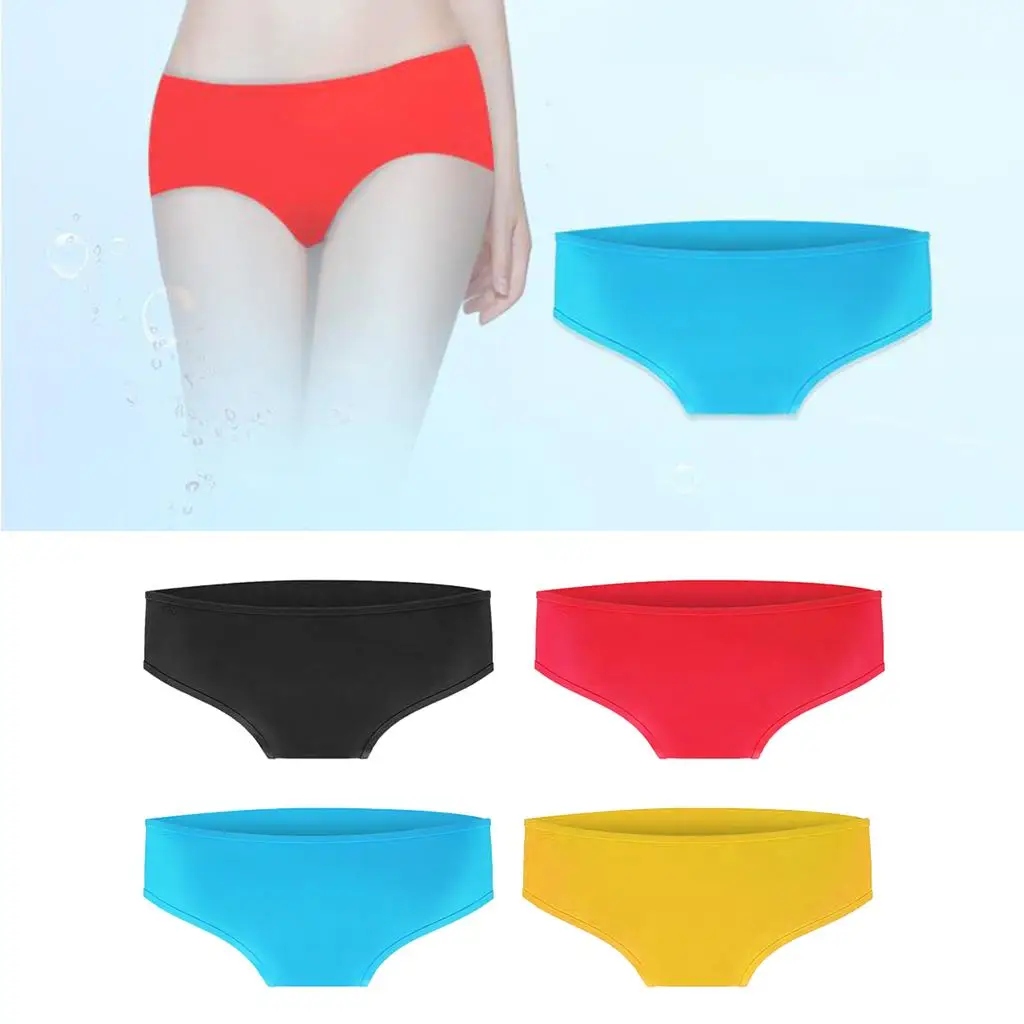 Women`s Silicone Bikini Swimsuit Bottom Swimwear Swimming Bikini
