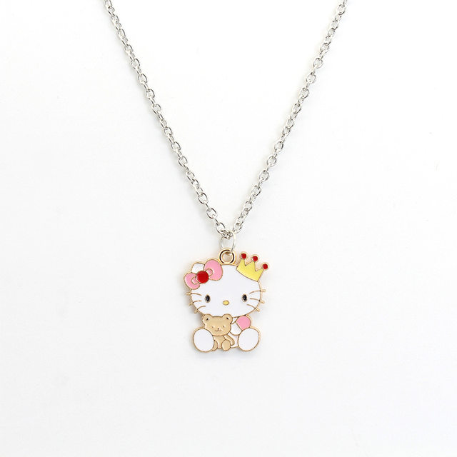 Pendentif en forme de coeur avec breloque Nouveau Rose Hello Kitty Pirate  Accessoire - Chine Breloque coeur et pendentif coeur prix