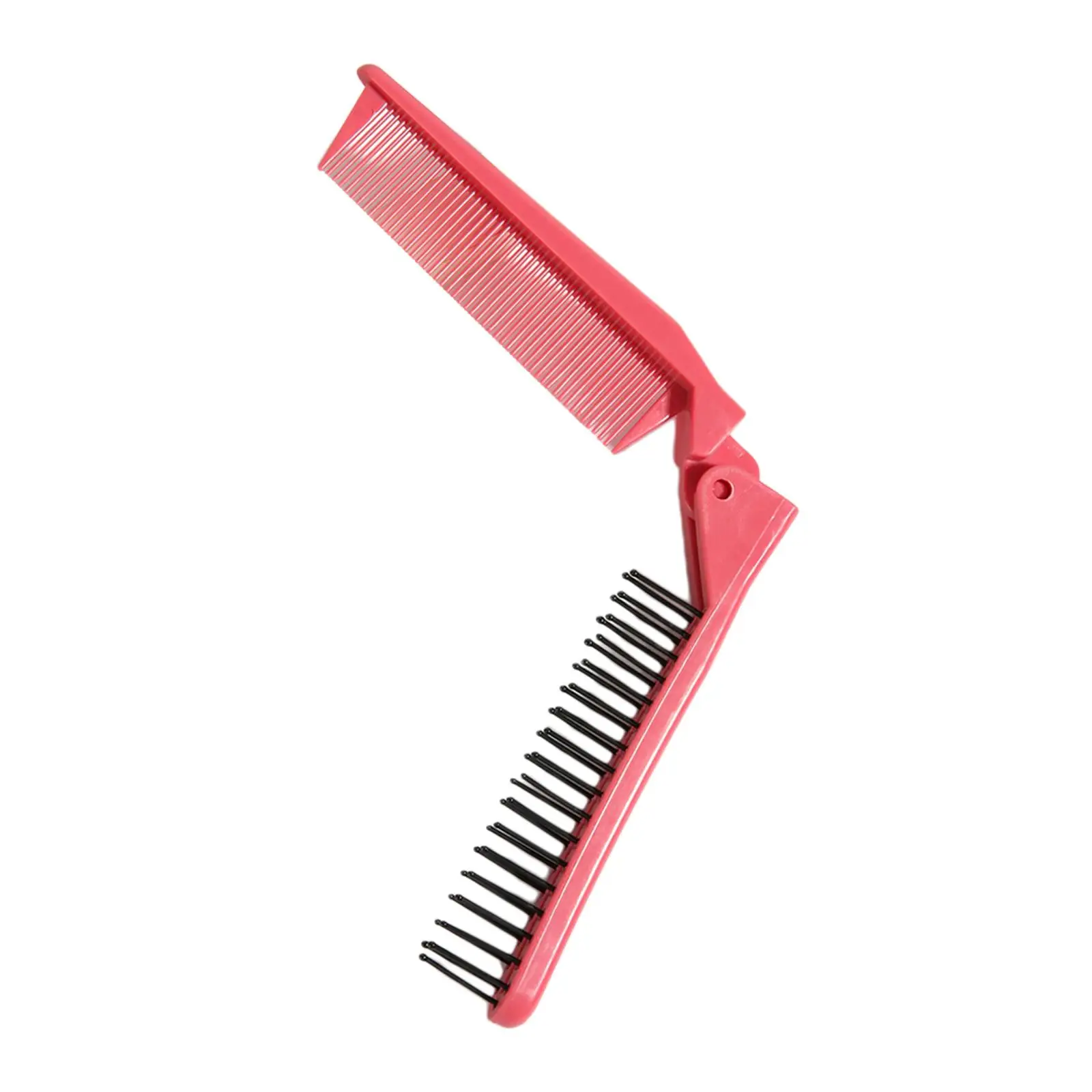 Foldable Hair Comb Hairdressing Styling Tool Portable Folding Comb Double Headed Hairbrush for Home Salon Men travel