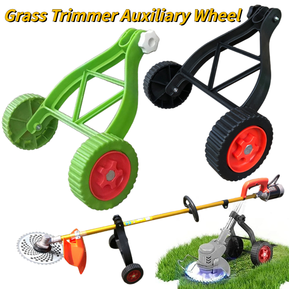 Title 1, Universal Grass Trimmer Support Wheels Electric...