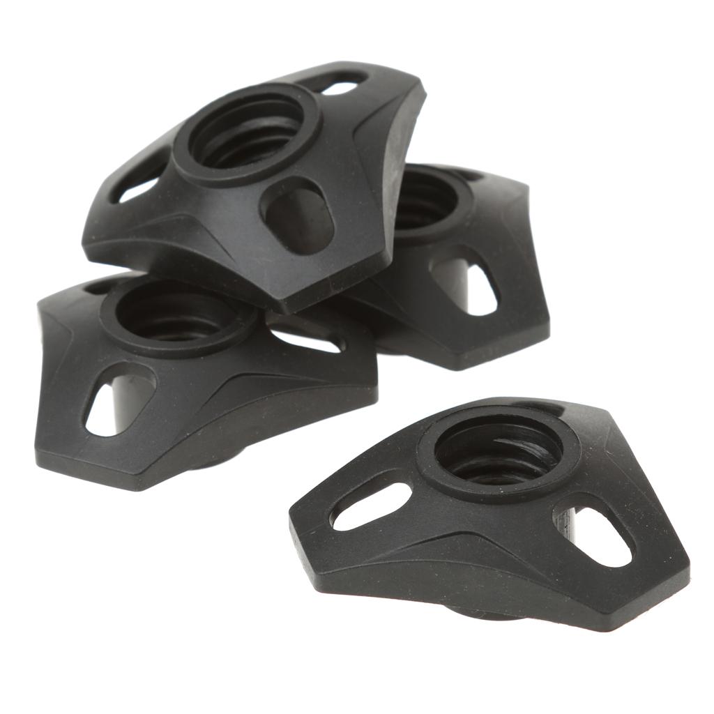 4 Pieces Rubber Buffers Touring Basket With Thread For Hiking Stick Trekking Stick