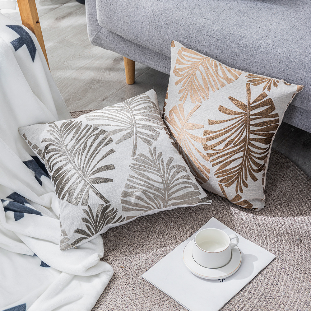 Description Picture 4 of itemNew Linen Pillow Cover Office Cushion Cover Ins Minimalist Backrest Waist Protection Pillow Cover Throw Pillow Cover