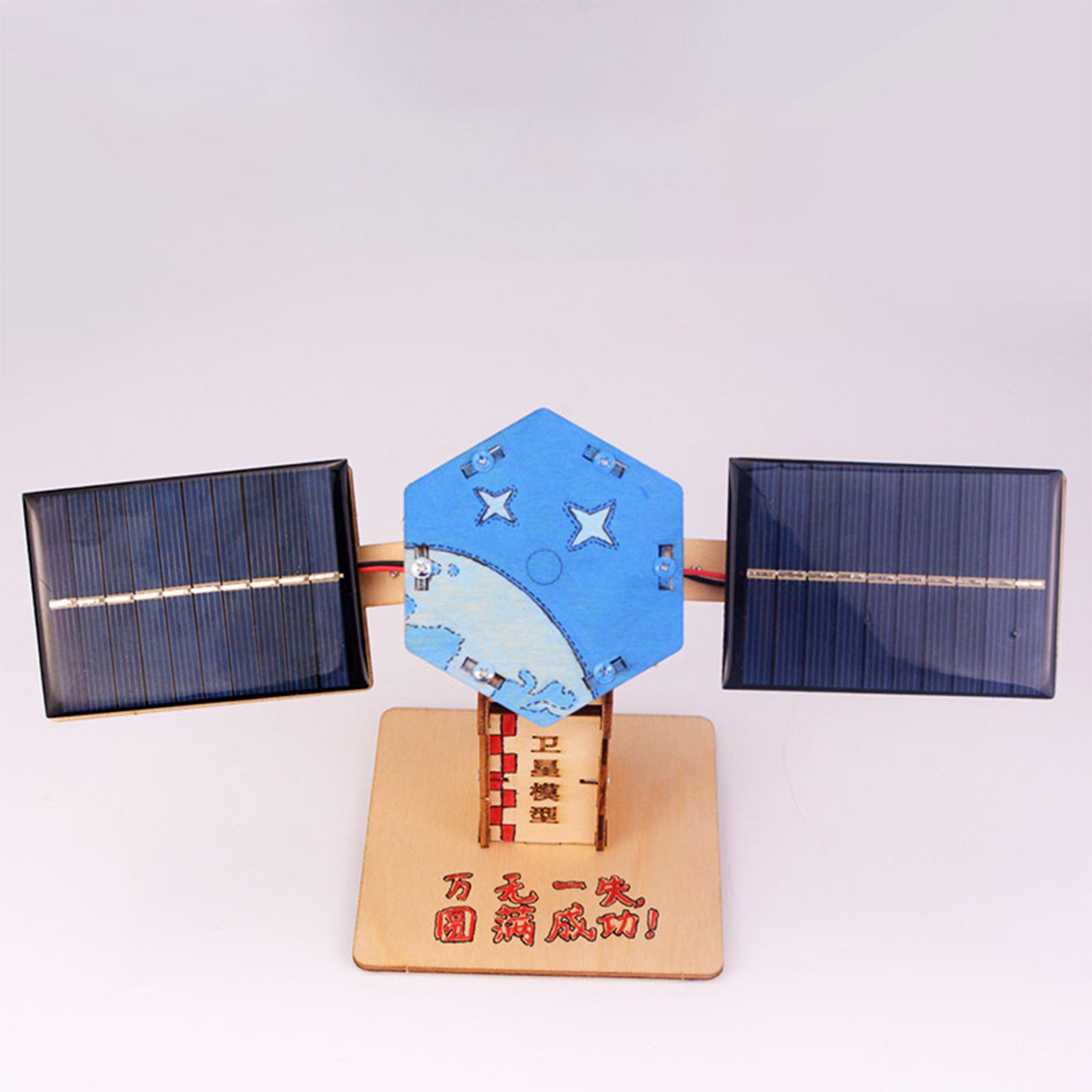 Wooden DIY Science Toy Tecnology Experiment Kit 3D Puzzle Model Solar Mechanical for Boys and Girls Homeschool Kids