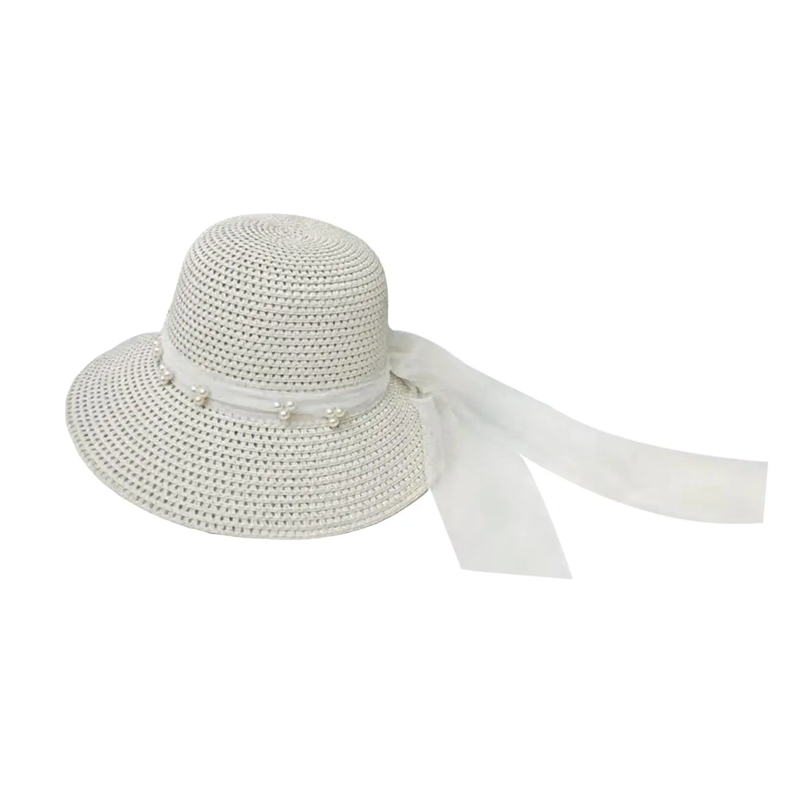 Womens Straw Hats Summer Beach Hat Breathable Ladies Fashion Packable Wide Brim Visor Hats for Festival Vacation Travel Outdoor