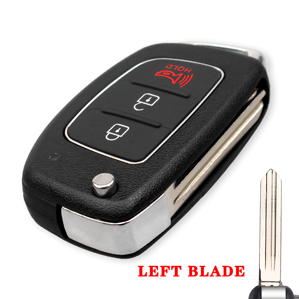 KEYYOU 3 Taste Filp Auto Fernbedienung Schlüssel Fall Für Hyundai HB20 IX35 I45 SANTA FE Accent I40 I20 HY15/HY20/TOY40 Uncut Klinge Schlüssel shell – Detail 10