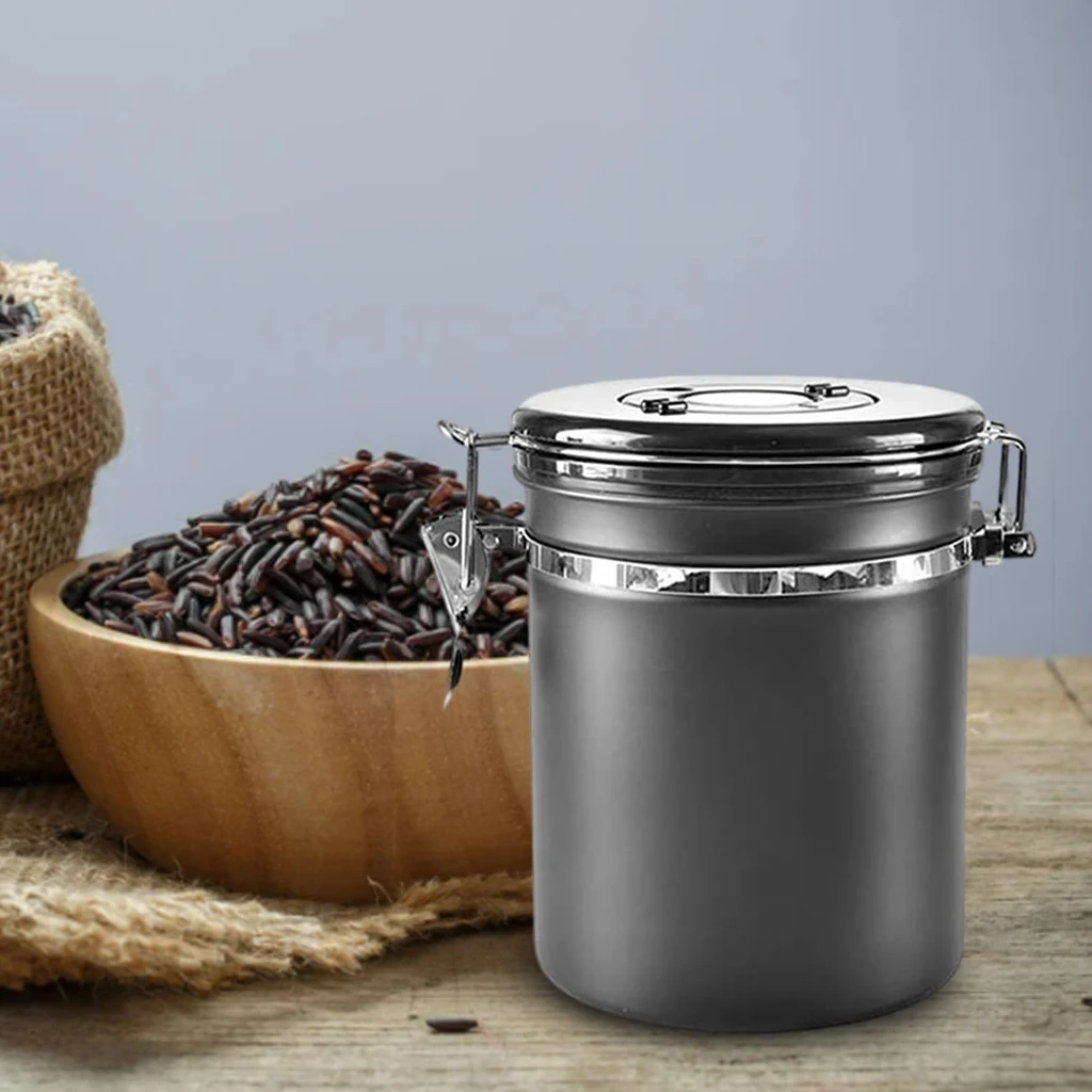 Multiuse Coffee Canister Storage Cans Tea Holder with Date