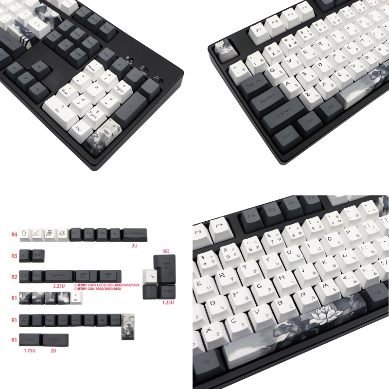 do oem dos keycaps do lótus da