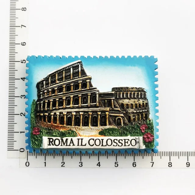 Rome Italy Landmark Fridge Magnets Dubai Tourist Souvenirs For Colosseums,  Pools, And Refrigerators Magnetic Resin Crafts Collection 230520 From  Zhi10, $10.4