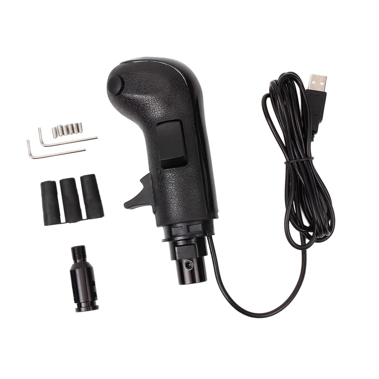 USB Gear Shift Knob Easy to Install ATS Ets2 Games USB Cable for Applicable to