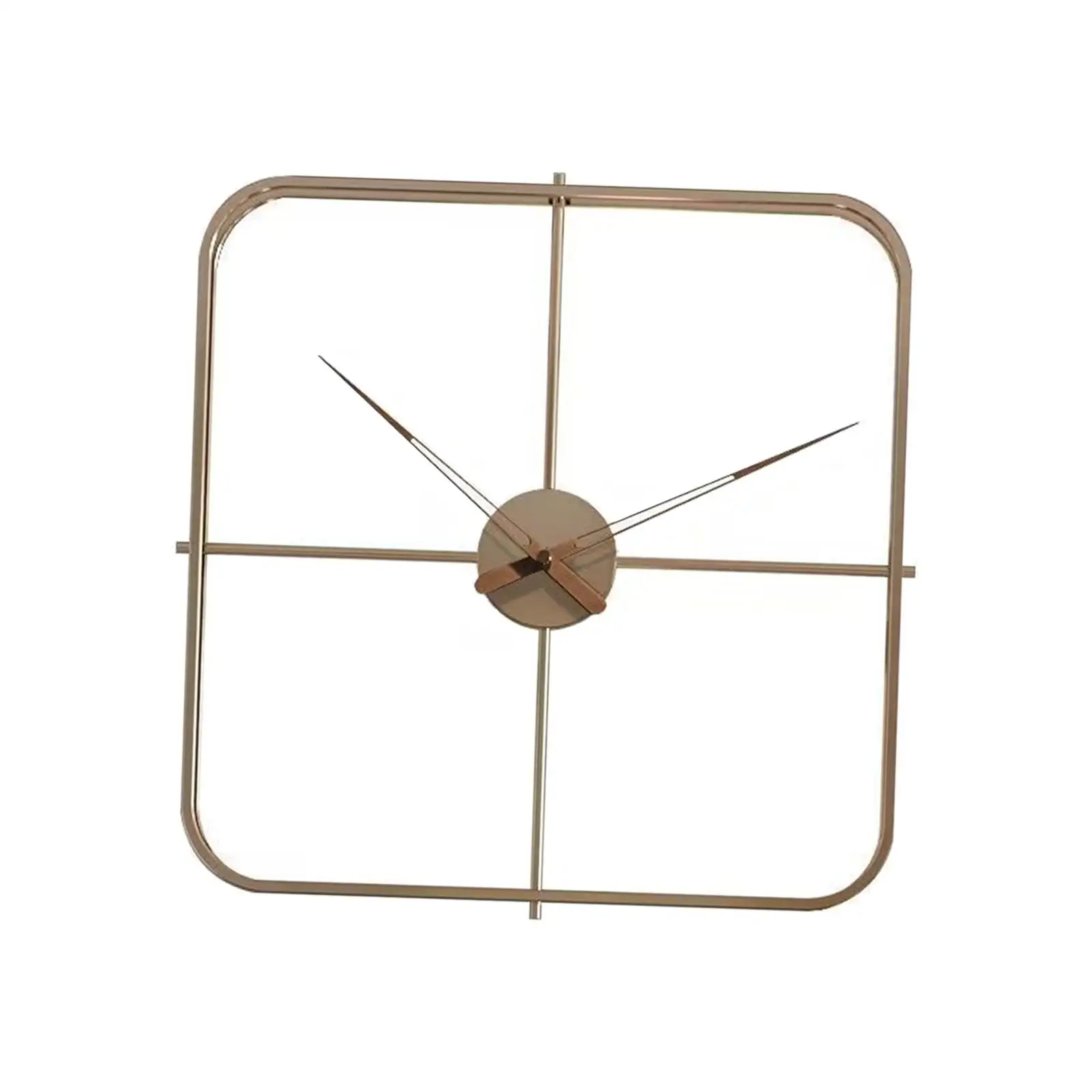 Wall Clock Simple Antique Lightweight Industrial Hanging Clock Non Ticking for Restroom Living Room Cafe Farmhouse Decoration