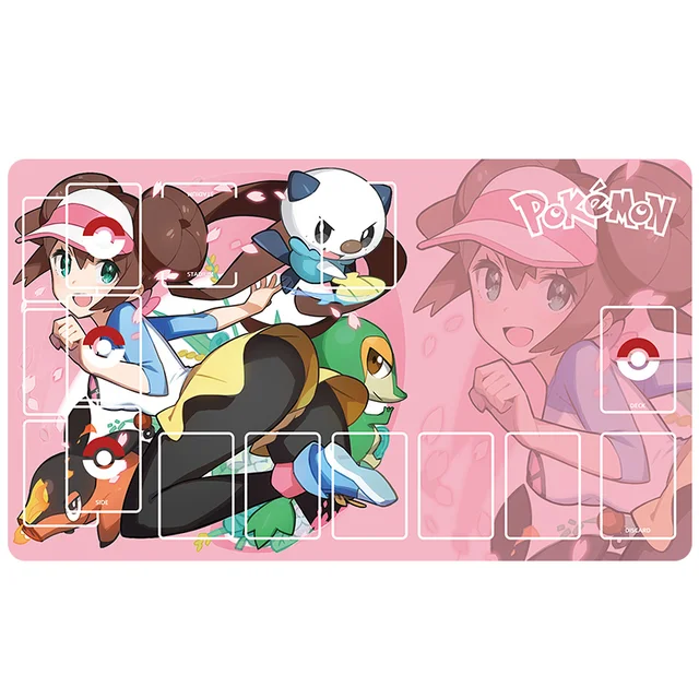 Pokemon Homiga Meloetta Rosa Elesa Animação Personagens Single Table Mat  Battle Pad Clássicos Anime Coleção Cartões Toy Gift - AliExpress